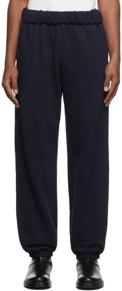 Темно-синие хлопковые брюки для отдыха Dion Lee