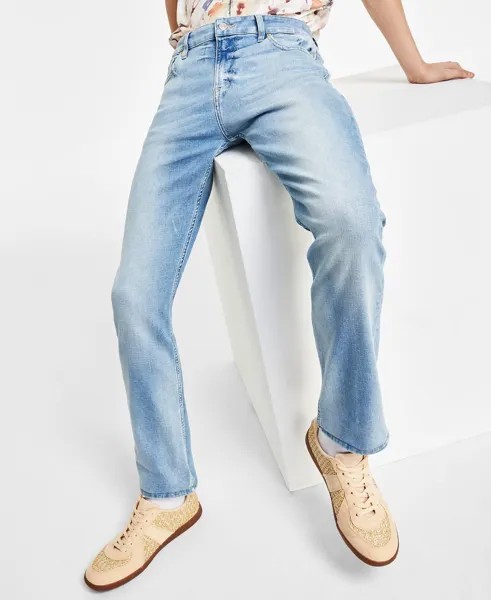Мужские эко-узкие джинсы прямого кроя GUESS