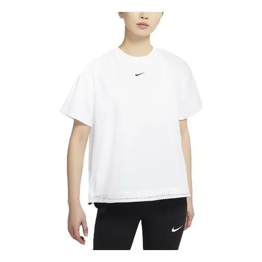 Футболка спортивная tech pack с принтом логотипа и круглым вырезом, Nike, белый