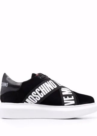 Love Moschino кеды с логотипом