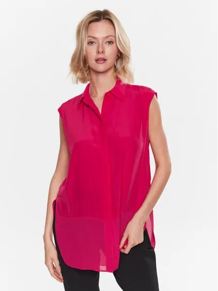 Блуза стандартного кроя Sisley, розовый