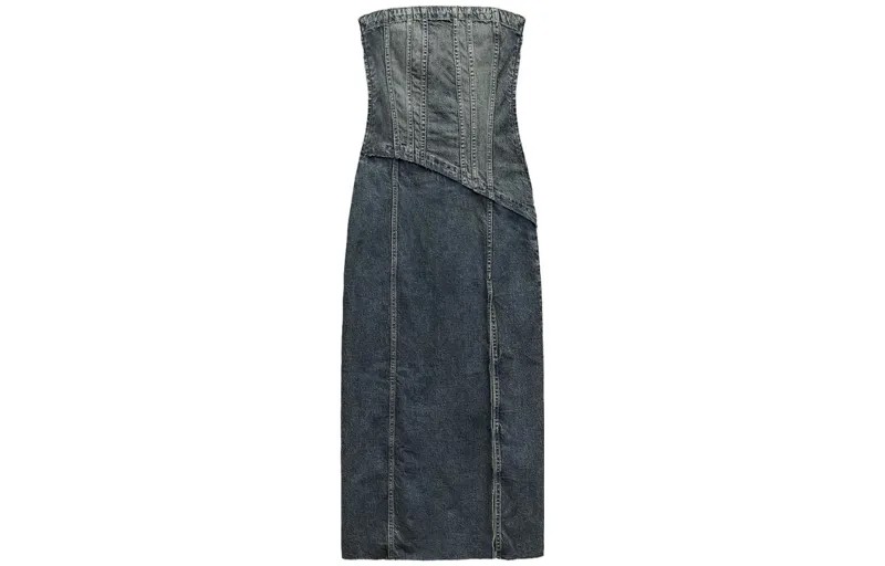 Платье без рукавов женское, цвет морской волны Zara