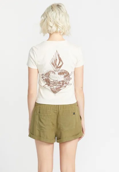 Футболка с принтом HAVE A CLUE Volcom, цвет cloud