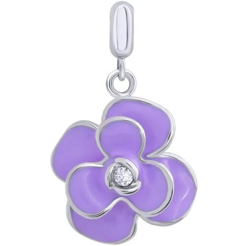 Детский серебряный кулон подвеска Пион UMI Flowers 319554600613 UmaUmi