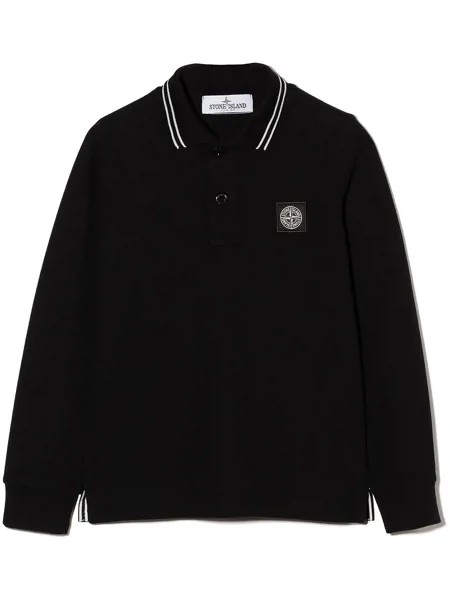 Stone Island Junior рубашка поло с длинными рукавами