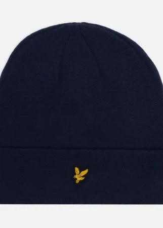 Шапка Lyle & Scott Beanie, цвет синий