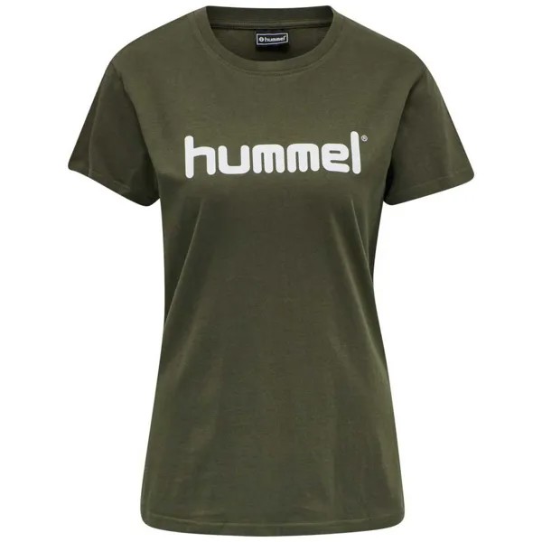 Футболка Hummel Go Cotton Logo, зеленый