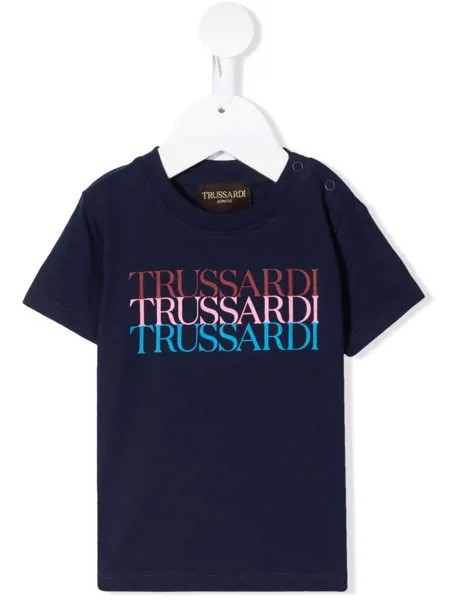 TRUSSARDI JUNIOR футболка с логотипом