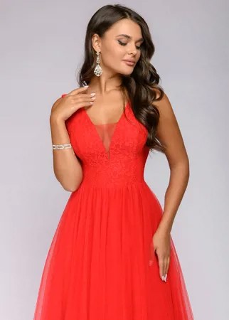 Вечернее платье женское 1001dress 0122001-01991RD красное 42