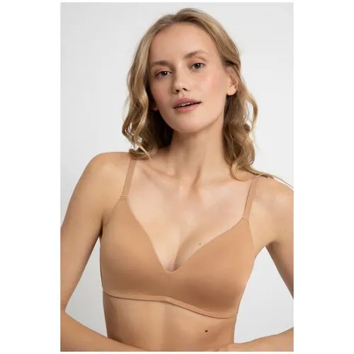 Бюстгальтер infinity lingerie, размер 70C, бежевый, коричневый