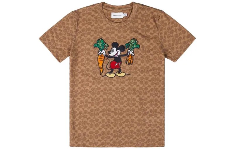 ТРЕНЕРА Женская футболка COACH, цвет Brown