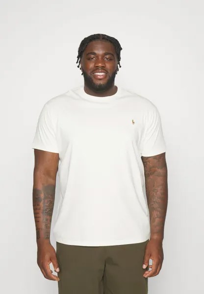Базовая футболка КОРОТКИЙ РУКАВ Polo Ralph Lauren Big & Tall, клубный кремовый