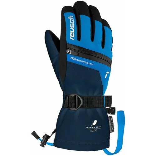 Перчатки Reusch, размер inch (дюйм):6,5, синий, голубой