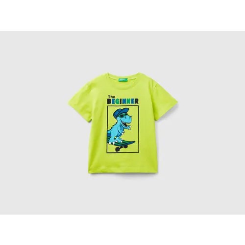 Футболка UNITED COLORS OF BENETTON, размер XS, зеленый