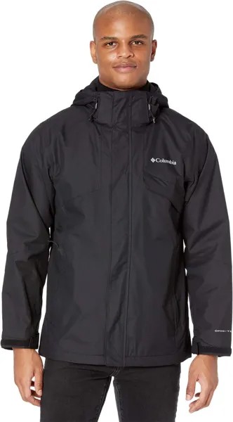Куртка Bugaboo II Fleece Interchange Jacket Columbia, цвет Black/Mountain Red Check/Mountain Red Pops