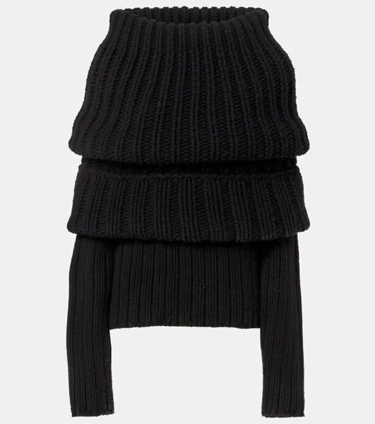 Свитер оверсайз Alexander Mcqueen, черный