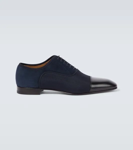 Туфли-оксфорды Greggo с кожаной отделкой Christian Louboutin, цвет black/marine