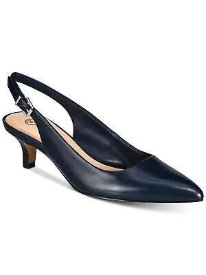 BELLA VITA Женские темно-синие кожаные туфли на каблуке с босоножками в стиле ретро-Scarlett, 8,5 м