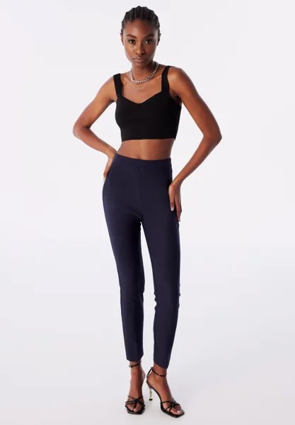 Леггинсы SKINNY FIT HIGH WAIST  Twist, темно-синий