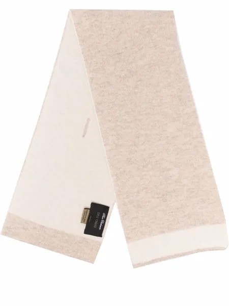 Dell'oglio кашемировый шарф с контрастной отделкой