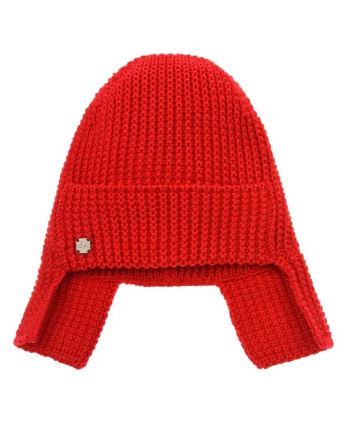 Красная шапка из шерсти Joli Bebe