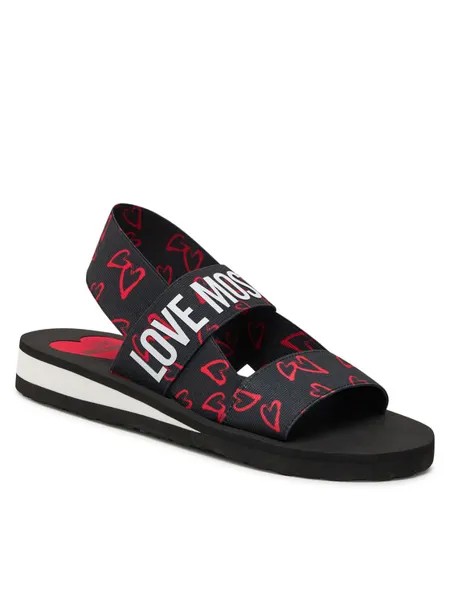 Сандалии Love Moschino, черный