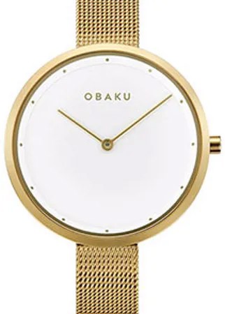 Fashion наручные  женские часы Obaku V227LXGIMG. Коллекция Mesh