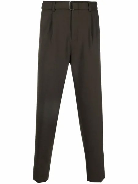 Z Zegna прямые брюки с завышенной талией