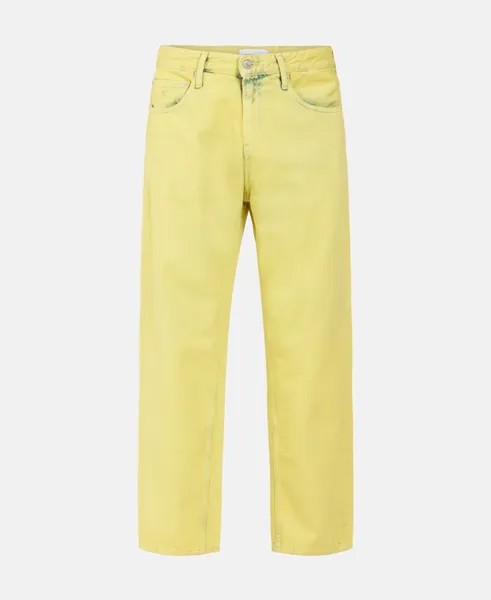 Прямые джинсы Calvin Klein Jeans, желтый