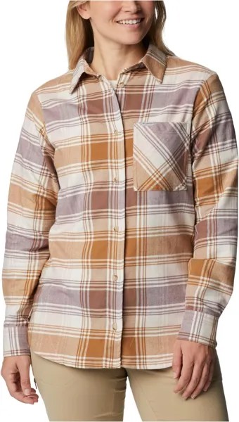 Рубашка Columbia Calico Basin Flannel Long Sleeve Shirt, цвет Dusty Pink Dimensional Buffalo