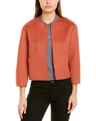 Женская куртка Piazza Sempione из смеси шерсти и альпаки красная 40