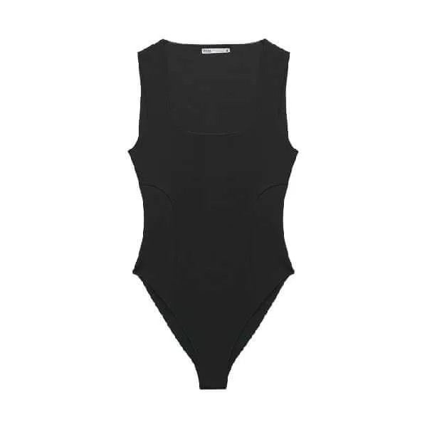 Боди Zara Stretch Knit, черный