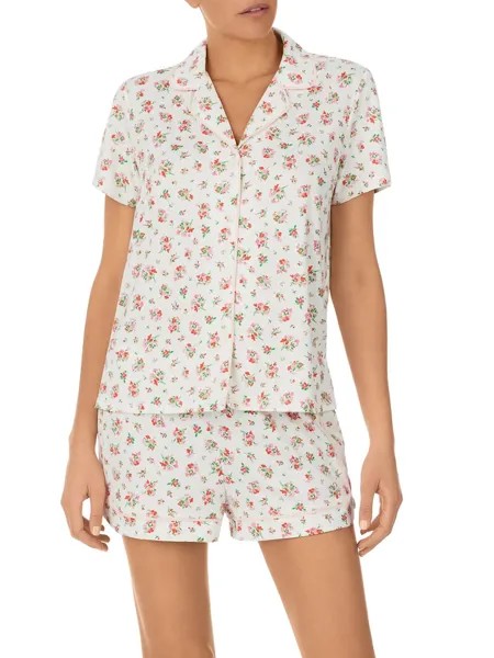 Короткий пижамный комплект из 2 предметов с цветочным принтом kate spade new york