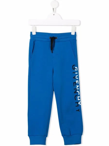 Givenchy Kids спортивные брюки с логотипом