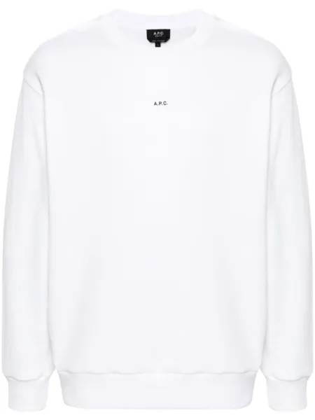 A.P.C. толстовка с логотипом, нейтральный цвет