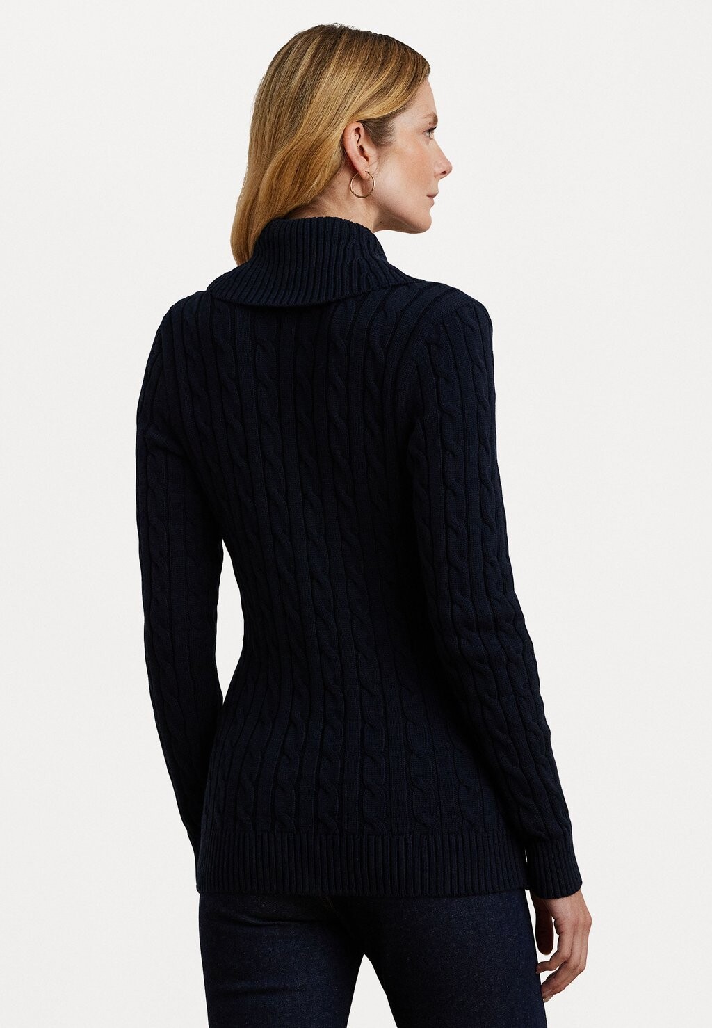 Кардиган BUCKLED COTTON JUMPER Lauren Ralph Lauren, темно-синий