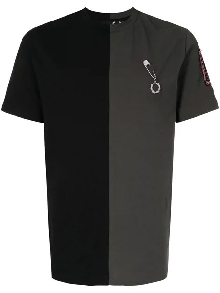 Raf Simons X Fred Perry футболка с брошью