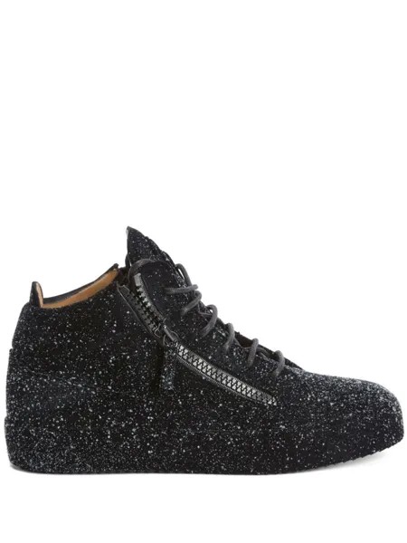 Giuseppe Zanotti кеды с блестками, черный