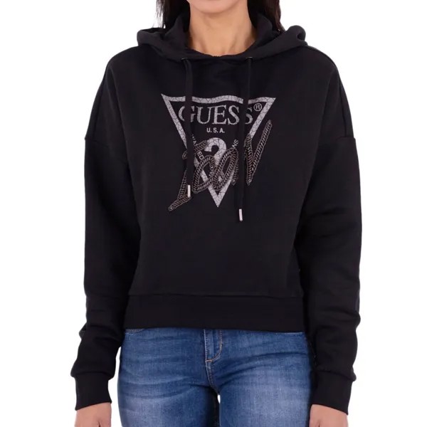Худи Guess Iconic, черный