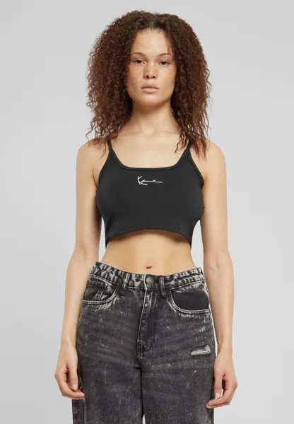 Топ SMALL SIGNATURE ESSENTIAL CROP Karl Kani, цвет black