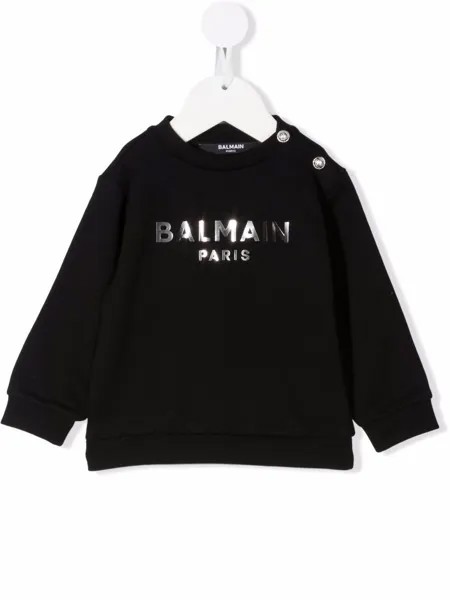 Balmain Kids толстовка с логотипом