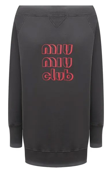 Хлопковый свитшот Miu Miu