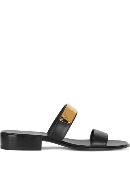 Giuseppe Zanotti сандалии Ignazio, черный