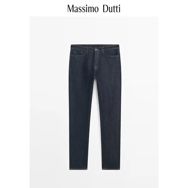 Джинсы мужские Massimo Dutti прямые, синий