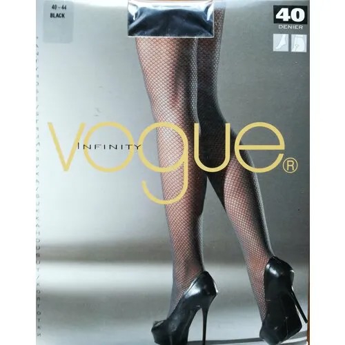 Колготки Vogue Infinity, 40 den, размер 3-4, черный