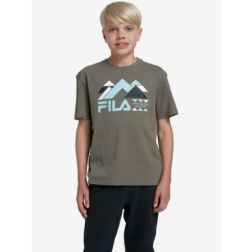 Футболка Fila, размер 128, зеленый