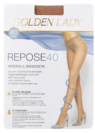Колготки Golden Lady Repose 40 den, размер 4-L, natural (бежевый)