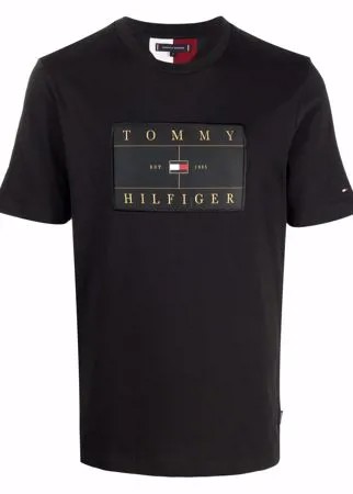 Tommy Hilfiger футболка с нашивкой-логотипом