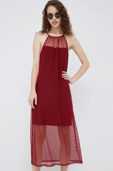 Дкное платье DKNY, гранат