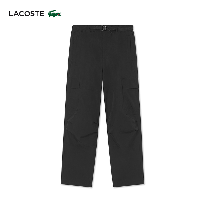 Брюки Lacoste свободные прямого кроя, светло-коричневый